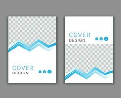 Minimal Cover Design Template in A4 Size vector