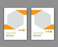 Minimal Cover Design Template in A4 Size vector