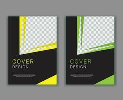 Minimal Cover Design Template in A4 Size vector