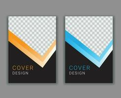 Minimal Cover Design Template in A4 Size vector