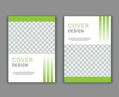 Minimal Cover Design Template in A4 Size vector