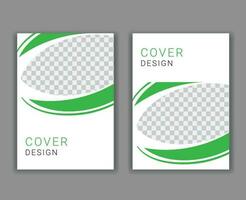 Minimal Cover Design Template in A4 Size vector