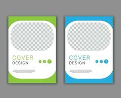 Minimal Cover Design Template in A4 Size vector