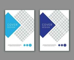 Minimal Cover Design Template in A4 Size vector