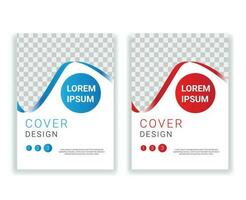 Minimal Cover Design Template in A4 Size vector