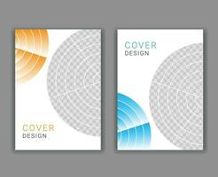 Minimal Cover Design Template in A4 Size vector