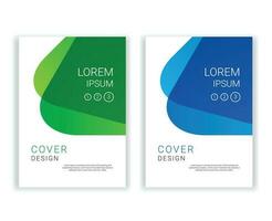 Minimal Cover Design Template in A4 Size vector