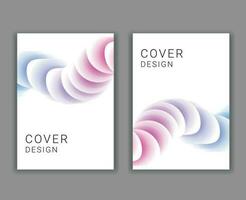 Minimal Cover Design Template in A4 Size vector