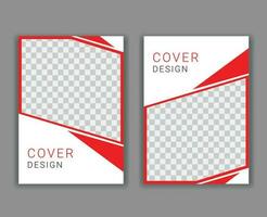 Minimal Cover Design Template in A4 Size vector