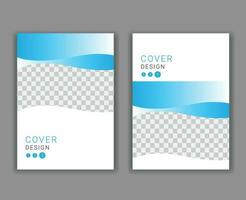 Minimal Cover Design Template in A4 Size vector