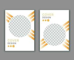 Minimal Cover Design Template in A4 Size vector