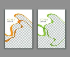 Minimal Cover Design Template in A4 Size vector