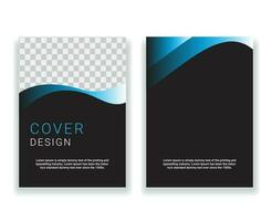 Minimal Cover Design Template in A4 Size vector