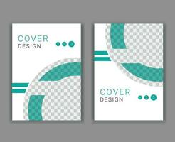 Minimal Cover Design Template in A4 Size vector