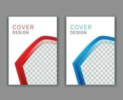 Minimal Cover Design Template in A4 Size vector