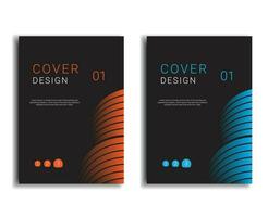 Minimal Cover Design Template in A4 Size vector