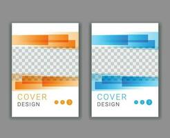 Minimal Cover Design Template in A4 Size vector