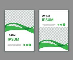 Minimal Cover Design Template in A4 Size vector