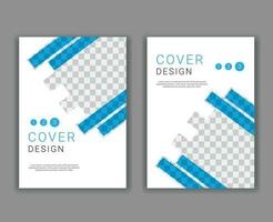 Minimal Cover Design Template in A4 Size vector