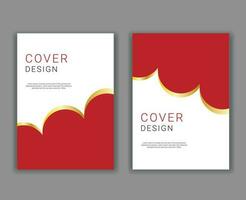 Minimal Cover Design Template in A4 Size vector