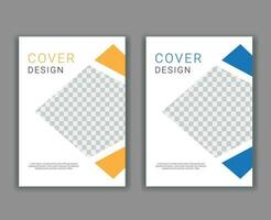 Minimal Cover Design Template in A4 Size vector