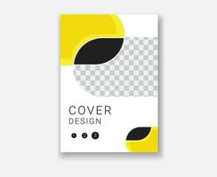 Minimal Cover Design Template in A4 Size vector