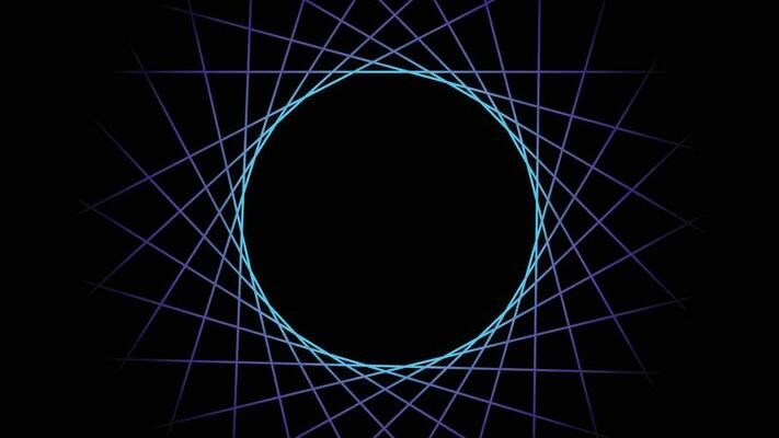 Black Background with Glowing Lines