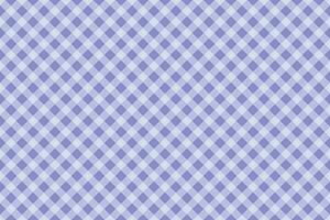 Blue plaid gingham seamless pattern vector background. Buffalo checkered texture for fabric print.