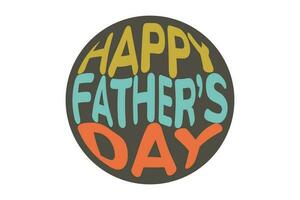 Happy father's day event pin, suitable for the event vector