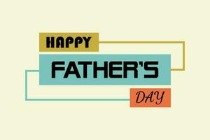 Happy father's day event quotes vector