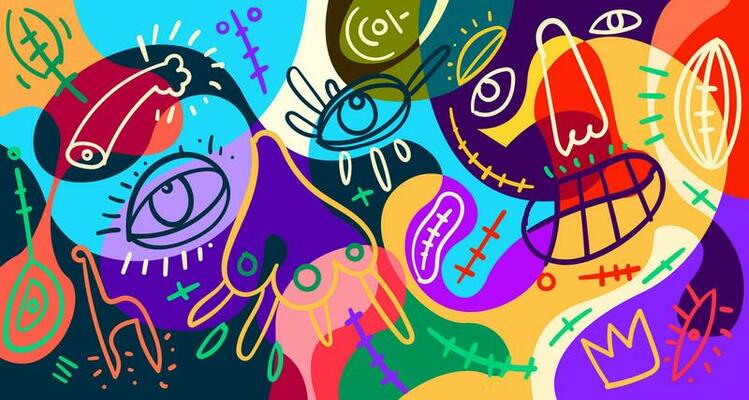 Colorful Abstract Banner Template with Dummy Text for Web Design, Landing page, and Print Material.