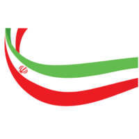 Irans Flagge mit Transparenz. png