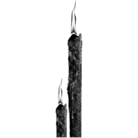 Black candles for designs. png