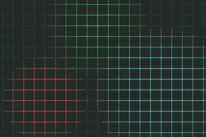 square box with red green and sky blue color lightting background vector file