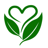 Green leaf icon png