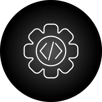 icono de vector de codificación