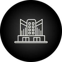 icono de vector de edificio de oficinas