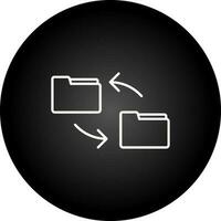 File Transfer Vector Icon