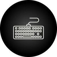 icono de vector de teclado