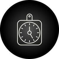 icono de vector de reloj de pared