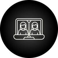 Online Meeting Vector Icon