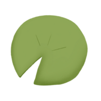 verde lótus folha com flor png