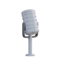 microfone de ilustração 3d png