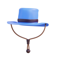 3d illustration of hat png