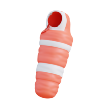 3d illustration of sleeping bag png