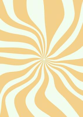 Groovy hippie 70s backgrounds. Waves, swirl, twirl pattern. Twisted and distorted vector texture in trendy retro psychedelic style. Candy ice cream summer.