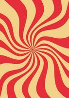 Groovy hippie 70s backgrounds. Waves, swirl, twirl pattern. Twisted and distorted vector texture in trendy retro psychedelic style. Candy ice cream summer.