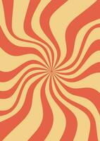 Groovy hippie 70s backgrounds. Waves, swirl, twirl pattern. Twisted and distorted vector texture in trendy retro psychedelic style. Candy ice cream summer.