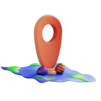 3d illustration Pâques Oeuf emplacement png