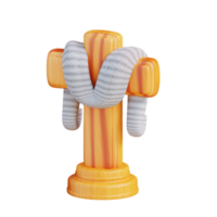 3d ilustración de un cruzar png